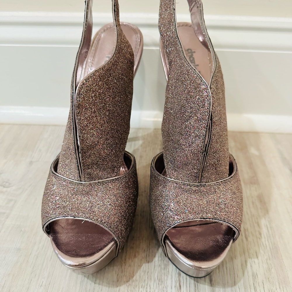 Charlotte Russe Pale Purple/silver-“Cookie”  Stiletto Heels - Picture 2 of 7
